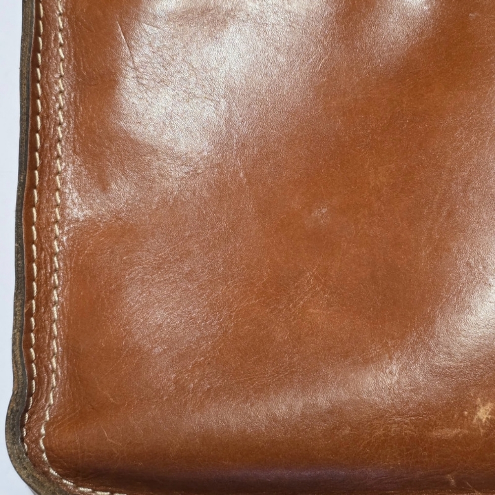 Patricia Nash Venezia Heritage Crossbody Purse Leather Bag Brown 9.5" X 8.5" - Picture 8 of 15